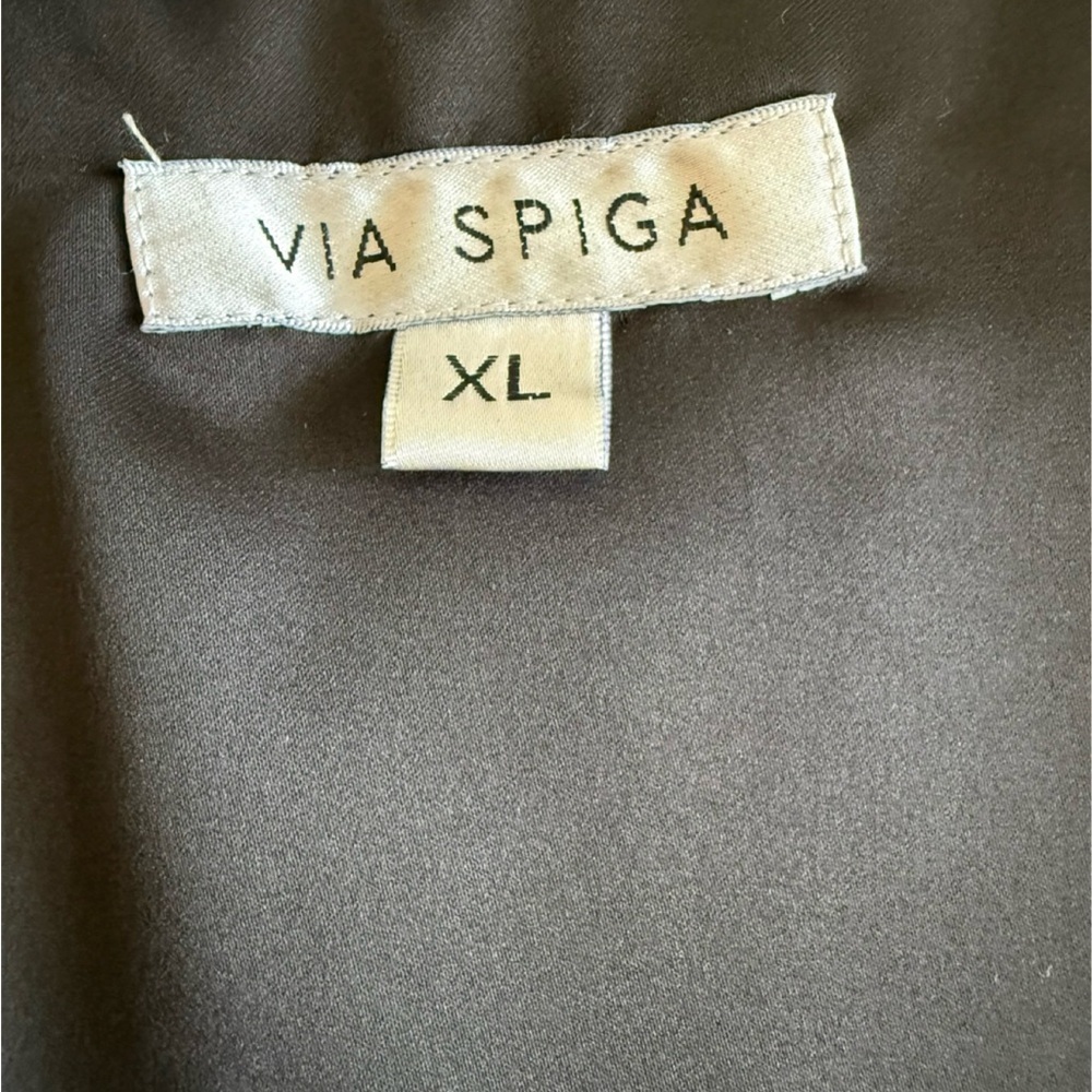 Via Spiga Faux Fur Vest in Brown and White. XL - Picture 9 of 9